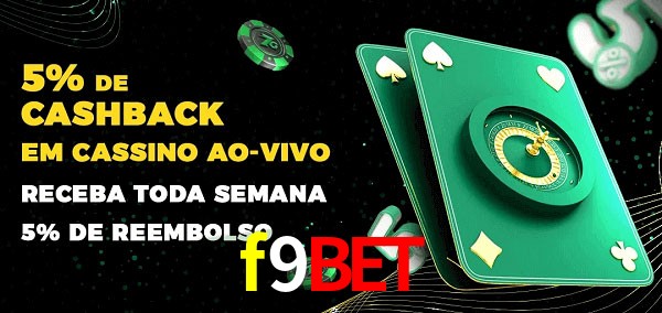 Promoções do cassino ao Vivo f9bet